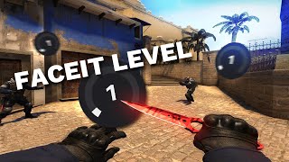 FACEIT LEVEL 1 IS WILD [upl. by Westbrook633]