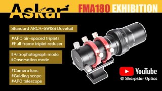 Askar FMA180 APO Astrophotographic Telescope [upl. by Hank]