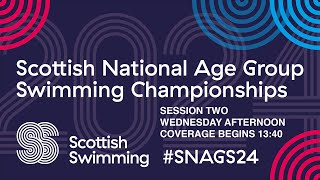 2024 Scottish National Age Group Championships  Session Two  Wednesday Afternoon [upl. by Bonni]