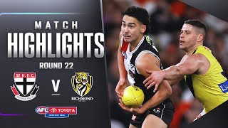 St Kilda v Richmond Highlights  Round 22 2023  AFL [upl. by Carn]