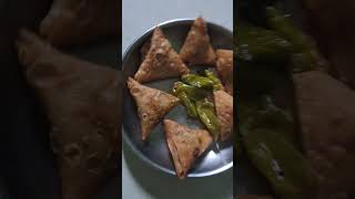 food samosa samos streetfood subscribe foodlover ytshorts [upl. by Acirtap]