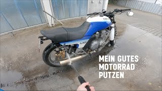 Wie ich mein Motorrad putze  Moto Vlog [upl. by Auhoj]