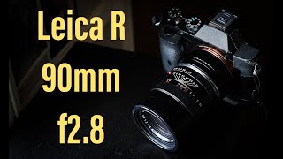 Leica Elmarit R 90mm f28  Sony A7R [upl. by Dlonyar]