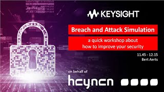 Heynen Breach and attack simulation a quick workshop about how to improve your security 1080p [upl. by Orestes]