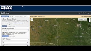 Video4 Download Landsat TM Images  Landsat 4 or 5 images from Earth Explorer freely [upl. by Atnauqahs]