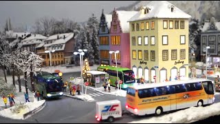 Winterzauber 2024 Car System und Skilift in Miniatur  Intermodellbau Dortmund [upl. by Salokin]