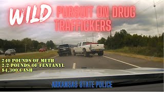 Pursuit on Drug Traffickers enters Arkansas  SPIKES amp PIT Maneuver ends high speed chase police [upl. by Assyram725]