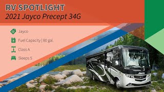 2021 Jayco Precept 34G Class A Motorhome  RV Walkthrough  Campers Inn RV [upl. by Sanjay434]