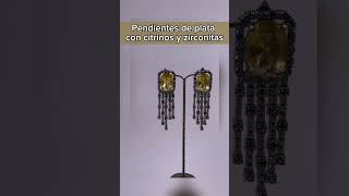 PENDIENTES DE PLATA CON CITRINOS Y CIRCONITAS [upl. by Fanchie]