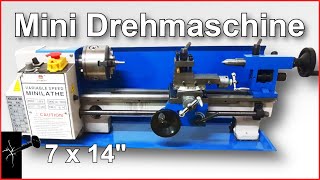 Mini Drehmaschine 7quot x 14quot  Review  erster Eindruck amp Vorstellung  China Drehmaschine [upl. by Hadihahs748]