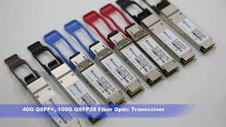 Fiber Optic Transceiver Module SFP SFP SFP28 QSFP28 PON SFP [upl. by Aerda629]