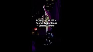 Rachel Zegler Sings Gimme Gimme amp Juliet Style [upl. by Nilyaj866]