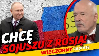 Janusz KorwinMikke SZOKUJE Ukraina jest WIĘKSZYM WROGIEM niż Rosja [upl. by Ainsley]