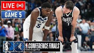 NBA LIVE Minnesota Timberwolves vs Dallas Mavericks GAME 5  May 31 2024  NBA Playoffs 2024 LIVE [upl. by Nasho205]