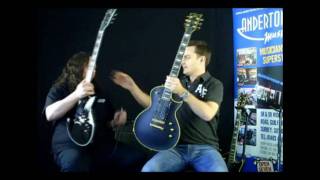 ESP Guitars Comparison amp Demo  Ltd EC401 EC1000 amp Eclipse I CTM Custom Shop Model [upl. by Assel]