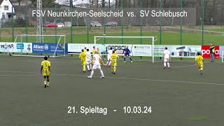 Fussball Landesliga FSV Neunkirchen Seelscheid vs SV Schlebusch [upl. by Neenej967]