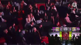 BLACKPINK IZONE GIDLE STRAY KIDS IKON REACTION TO JENNIESOLO at Gaon Chart Music Awards 2019 [upl. by Nelrsa]