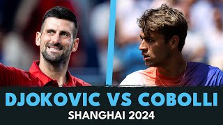 Novak Djokovic vs Flavio Cobolli  Shanghai 2024 Highlights [upl. by Atenik]