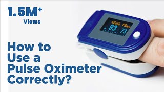 How To Use A Pulse Oximeter Correctly  Medicover Hospitals [upl. by Eniarol595]