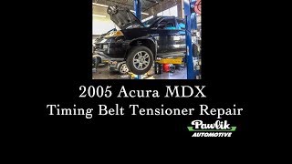 2005 Acura MDX Timing Belt Tensioner Replacement [upl. by Letreece442]