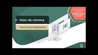 Tutorial Visor de nómina para trabajadores [upl. by Arahc296]