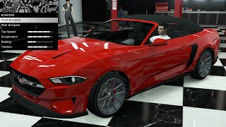 GTA 5  DLC Vehicle Customization  Vapid Dominator GT Ford Mustang GT Convertible [upl. by Betteanne]