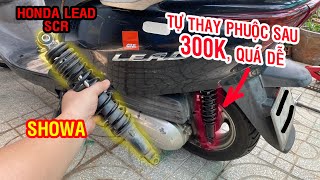 Honda Lead 110  Cách thay phuộc giảm sóc sau  Lightvspy Honda Scr 110 Honda Lead 125 [upl. by Akimat]