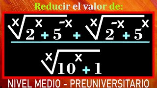 EJERCICIO RESUELTO de Teoria DE EXPONENTES  NIVEL PREUNIVERSITARIO  NIVEL MEDIO [upl. by Frost]