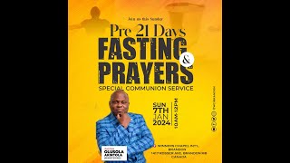 PRE21 DAYS PRAYER AND FASTING COMMUNION SERVICE  7 JANUARY 2024  WINNERS CHAPEL INTL BRANDON [upl. by Abigael]