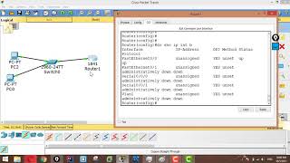 No Shutdown on Router Interface  Administratively Down [upl. by Anilosi970]