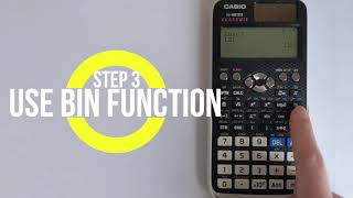 How to Convert Decimal to Binary on a Casio CLASSWIZ FX991EX Calculator [upl. by Imyaj325]