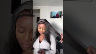 360 lace wig install flawless shorts [upl. by Oner263]