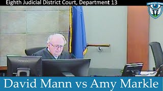 David Mann vs Amy Markle March 25 2024 [upl. by Erot332]