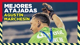 Mejores atajadas de Agustín Marchesín Apertura 2018 [upl. by Lerrehs]