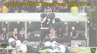 UCF Football runs to a 573 week 1 victory [upl. by Nali]