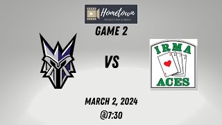 GAME 2  LIVE  Stettler Imperials vs Irma Aces  March 2 2024 [upl. by Guinevere]