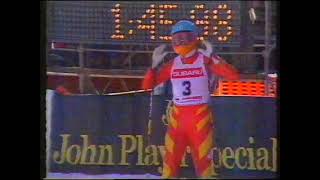 Ski Sunday 1987 World Championships 1st February 1987 incomplete [upl. by Yrallam]