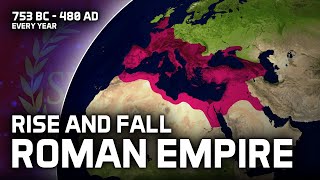 Rise and Fall of the Roman Empire  Animated Map [upl. by Butterworth]