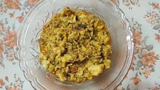 Scrambled Egg Curry  Side Dish Recipe for Chappati amp Rice [upl. by Liakim]