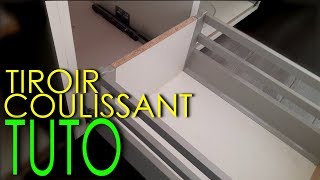 Jinstalle des tiroirs coulissants à SORTIE TOTALE  TUTORIEL  Cuisine aménagée sur mesure  ép9 [upl. by Iroak748]