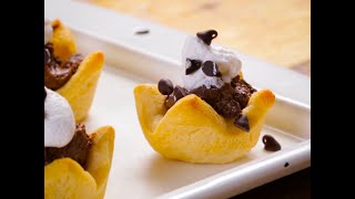 Mini French Silk Crescent Pies [upl. by Tremaine262]