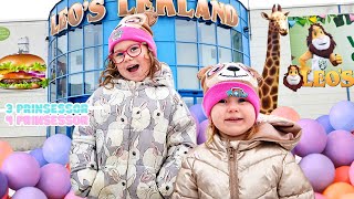 ENSAMMA PÅ LEO’S LEKLAND😱🥳🦁 Jack är pappaledig med Tilly amp Lo 3prinsessor VLOGG💕 [upl. by Norbel]