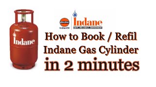 How to book Indane Gas cylinder in 2 minutes online using indane oil App [upl. by Wj]