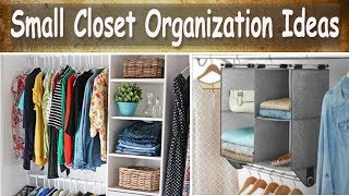 Closet Organization Small Closet Organization Ideas Using Target Organizers Home Organizing [upl. by Odnuges]