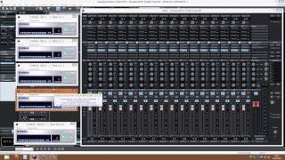 MAGIX Samplitude Music Studio 2013 play on multi Yamaha XG VSTi modules [upl. by Repip]