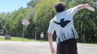 Chicken Wing Frisbee Trick Shot  Brodie Smith [upl. by Bozuwa]