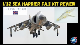 132 Sea Harrier FA2 Resin Kit Review [upl. by Hulda851]