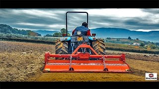 Macchine Agricole SICMA  Lavorazione totale del terreno Vanga  Fresa  Trincia [upl. by Elleb]