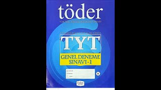 TÖDER 2024 1 NOLU TYT DENEME SINAVI SORU ÇÖZÜMLERİ 17012024 [upl. by Trow]