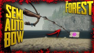 How to make a ‘Machine Gun Bow’ using Mods  The Forest Modded Tutorial [upl. by Aleck]